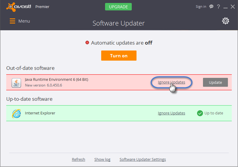 opendns updater and avast 2016