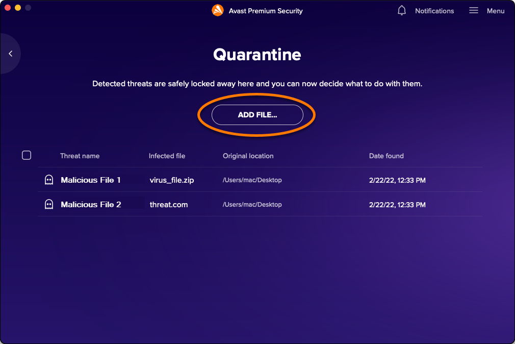 Cómo usar la Cuarentena de Avast Antivirus Avast