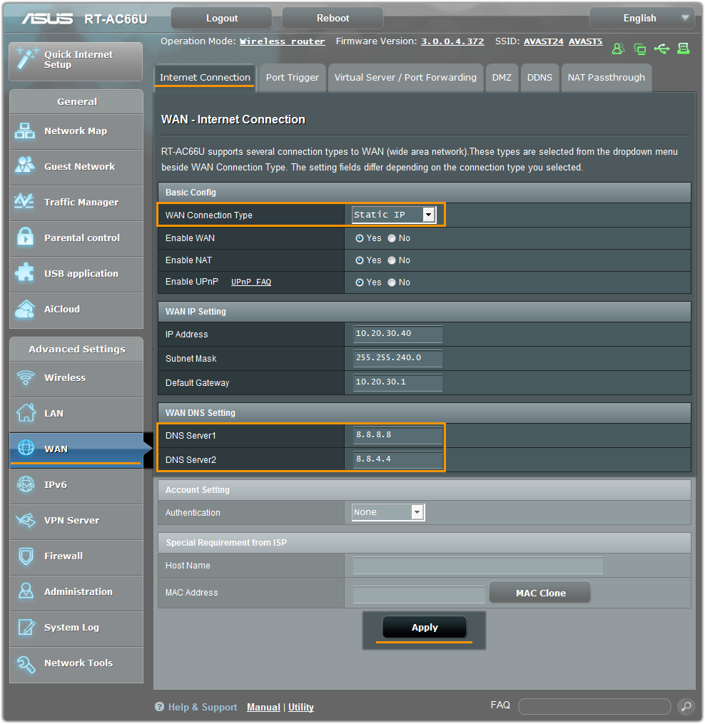 Avast Wi Fi Inspector Troubleshooting Hijacked Asus Router