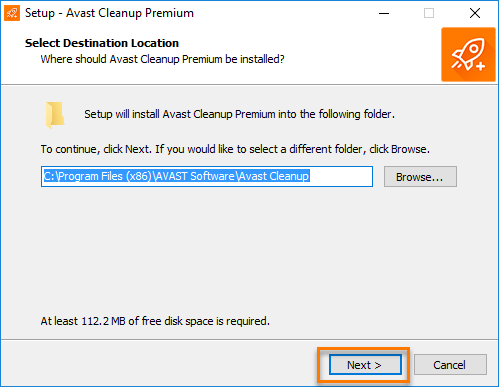 licença avast cleanup