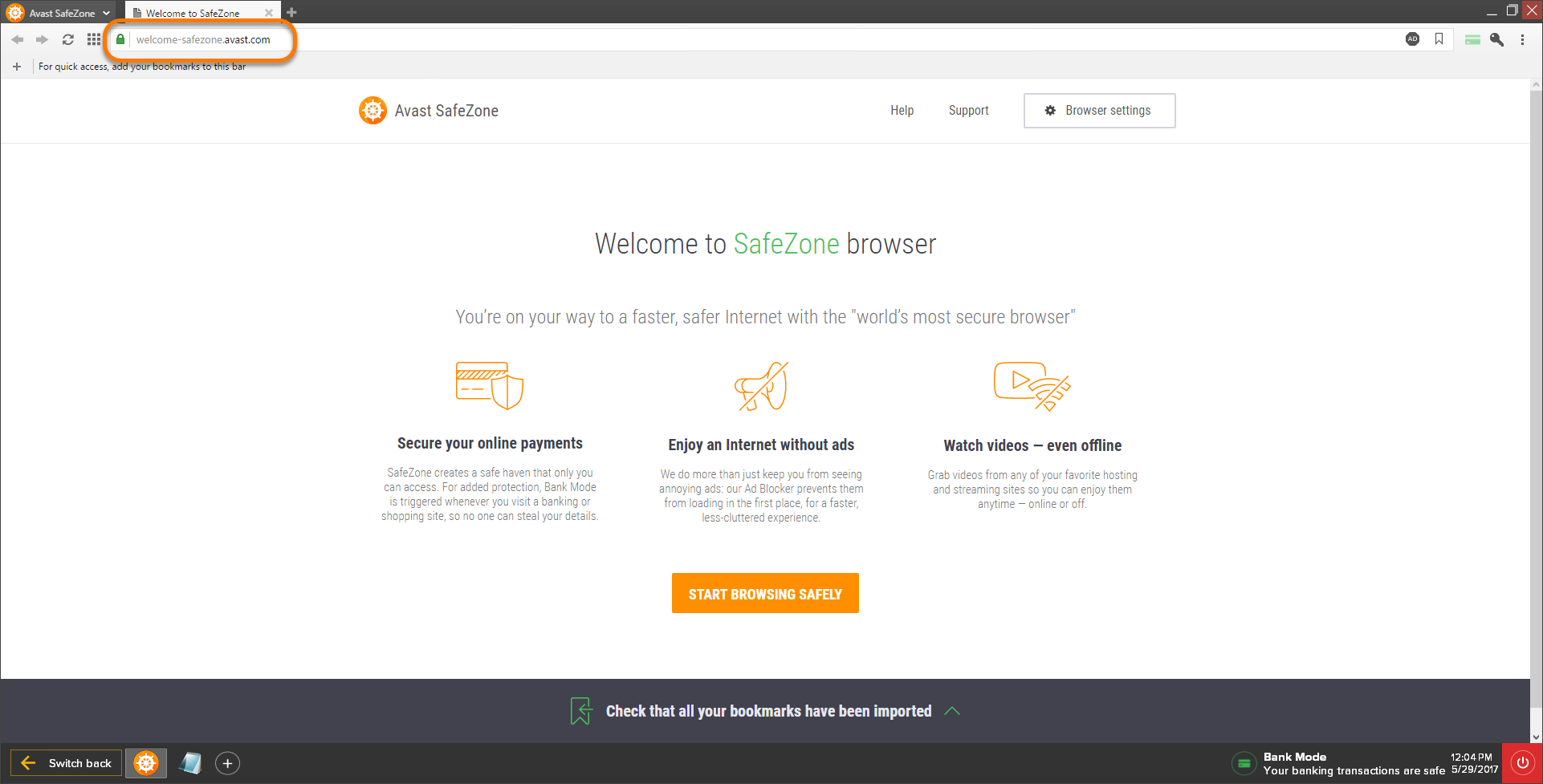 avast safezone browser download for mac