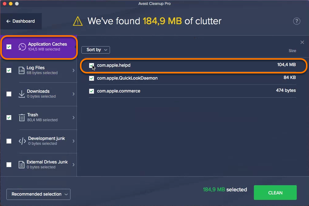 How Do You Select All On Avast Cleanup Pro For Mac