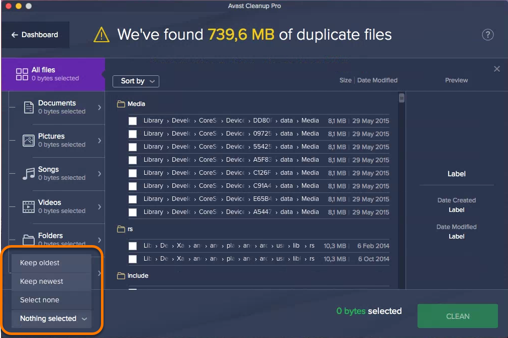 avast browser cleanup does not working
