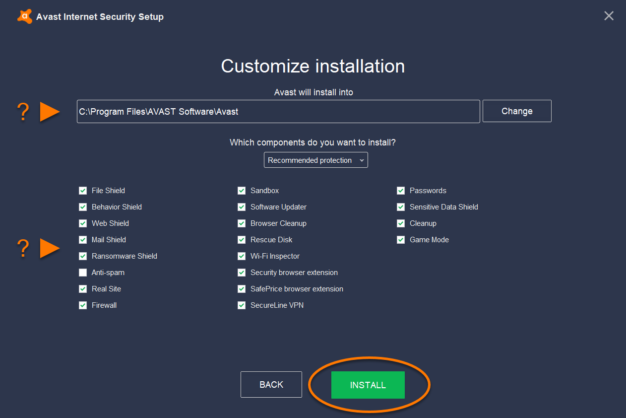 instal the new version for windows Avast Premium Security 2023 23.7.6074