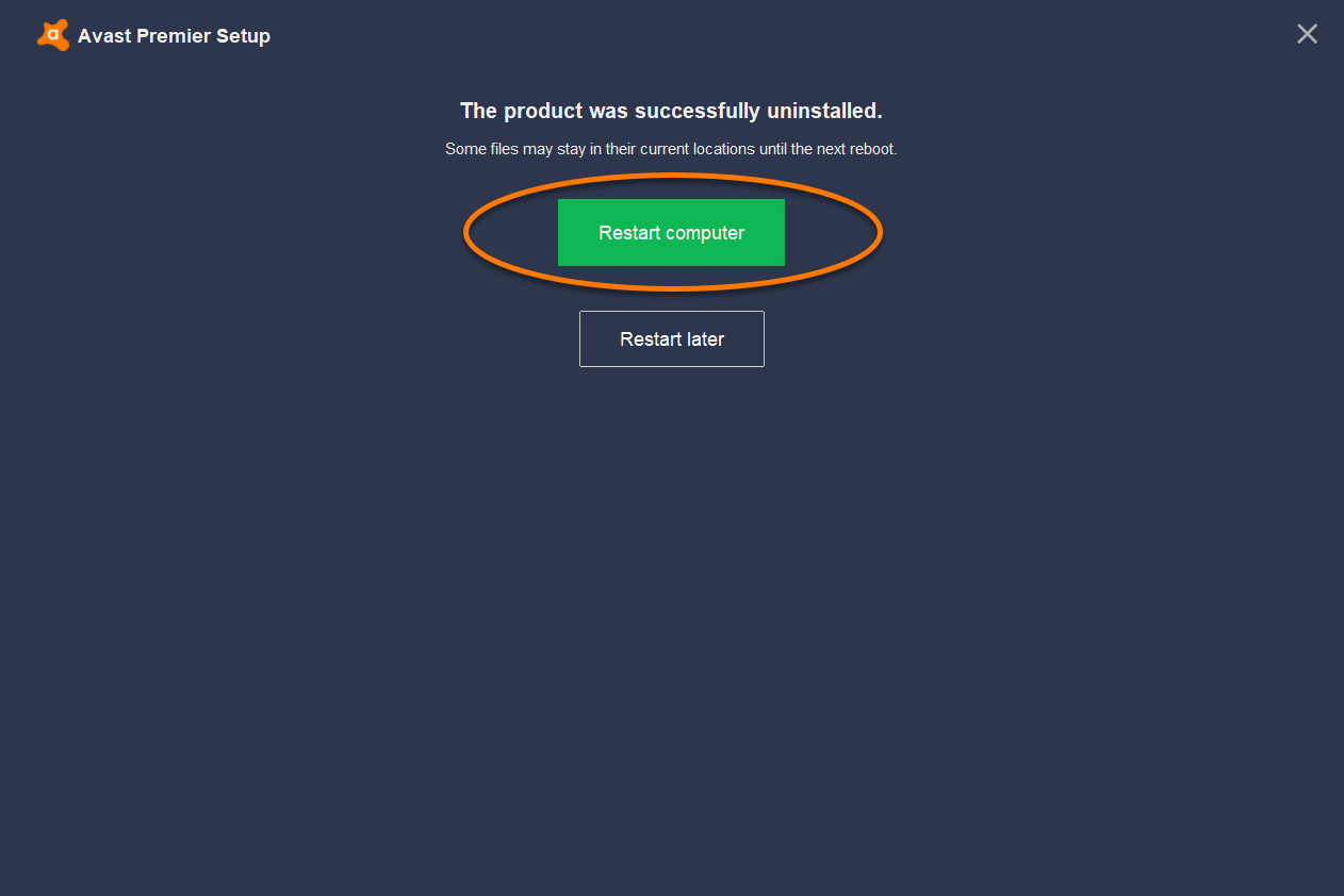 how to uninstall avast antivirus free