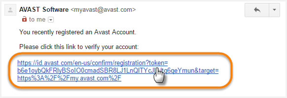 avast account