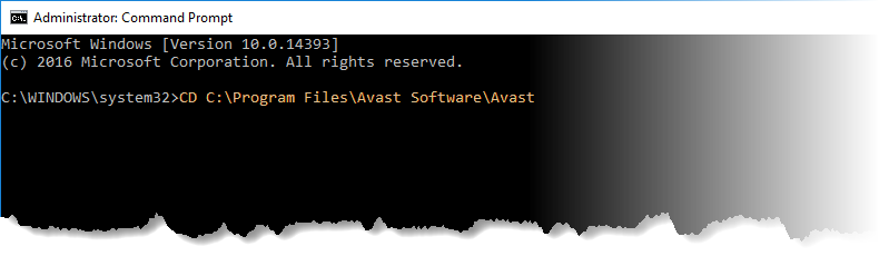 avast boot time scan black screen