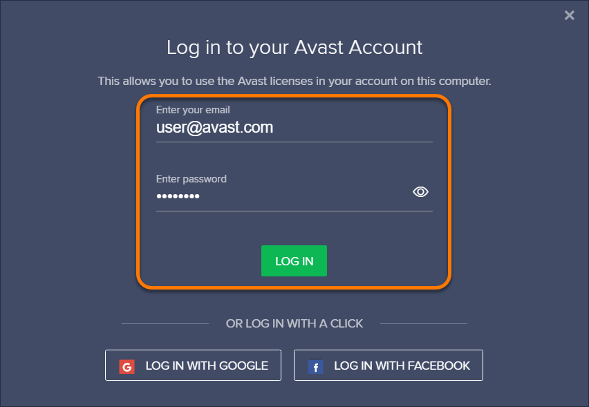 add device to avast account