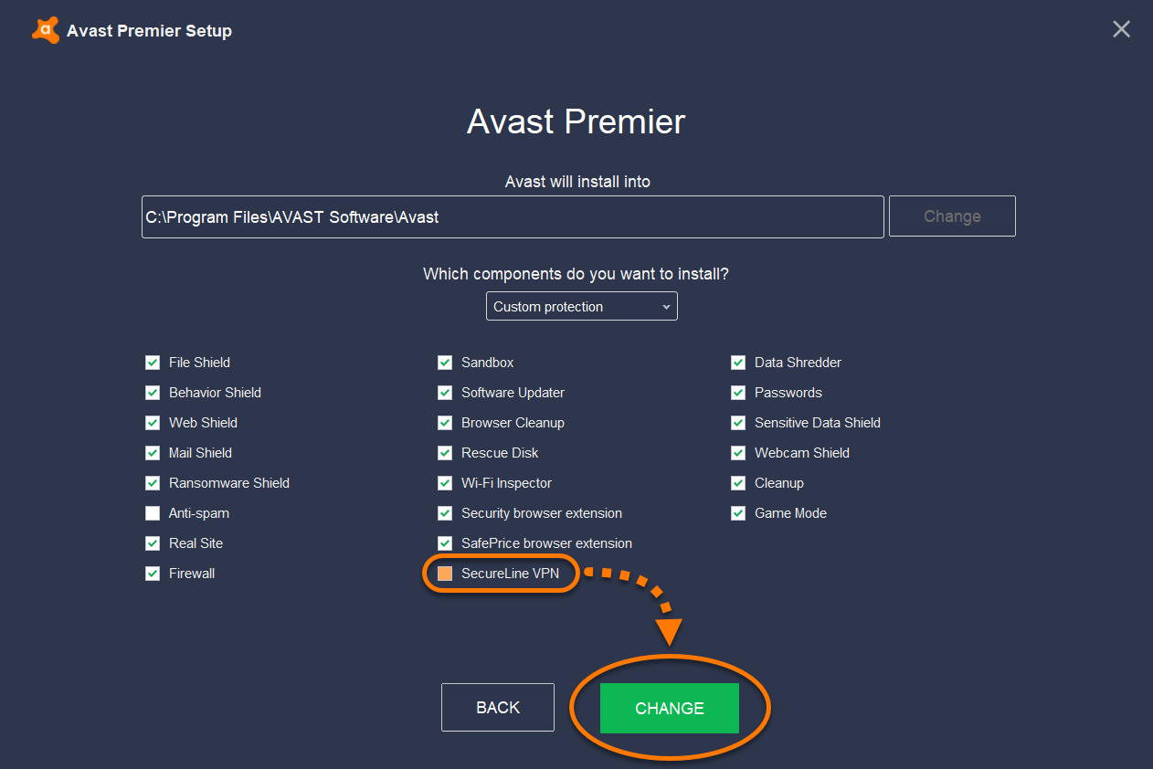 avast secureline vpn logging