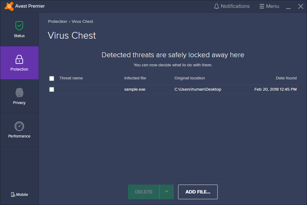 avast shields for mac found infected files. now what?