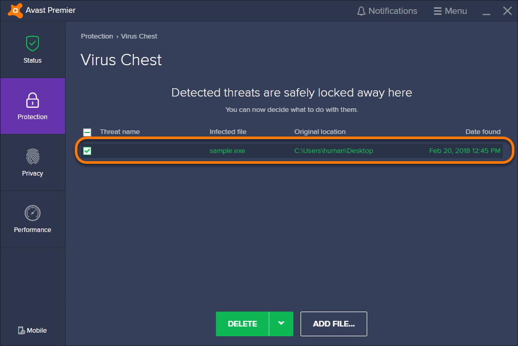 how to remove virus from mac in avast chest