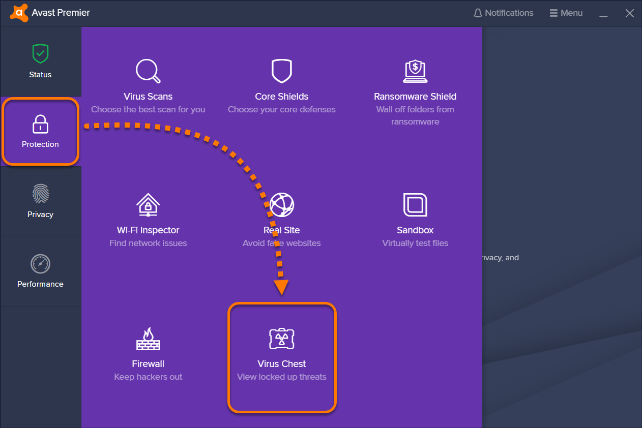 avast infections