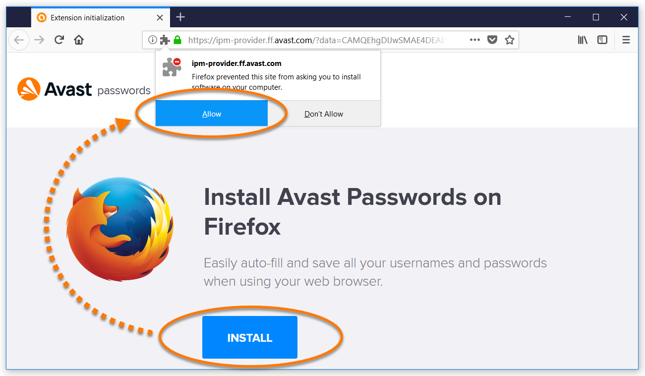 avast passwords for chrome