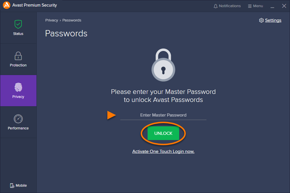  Avast Passwords 