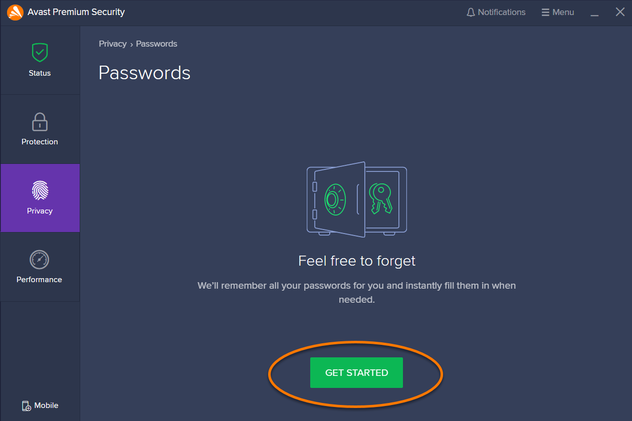 avast passwords not working the extension is not activated