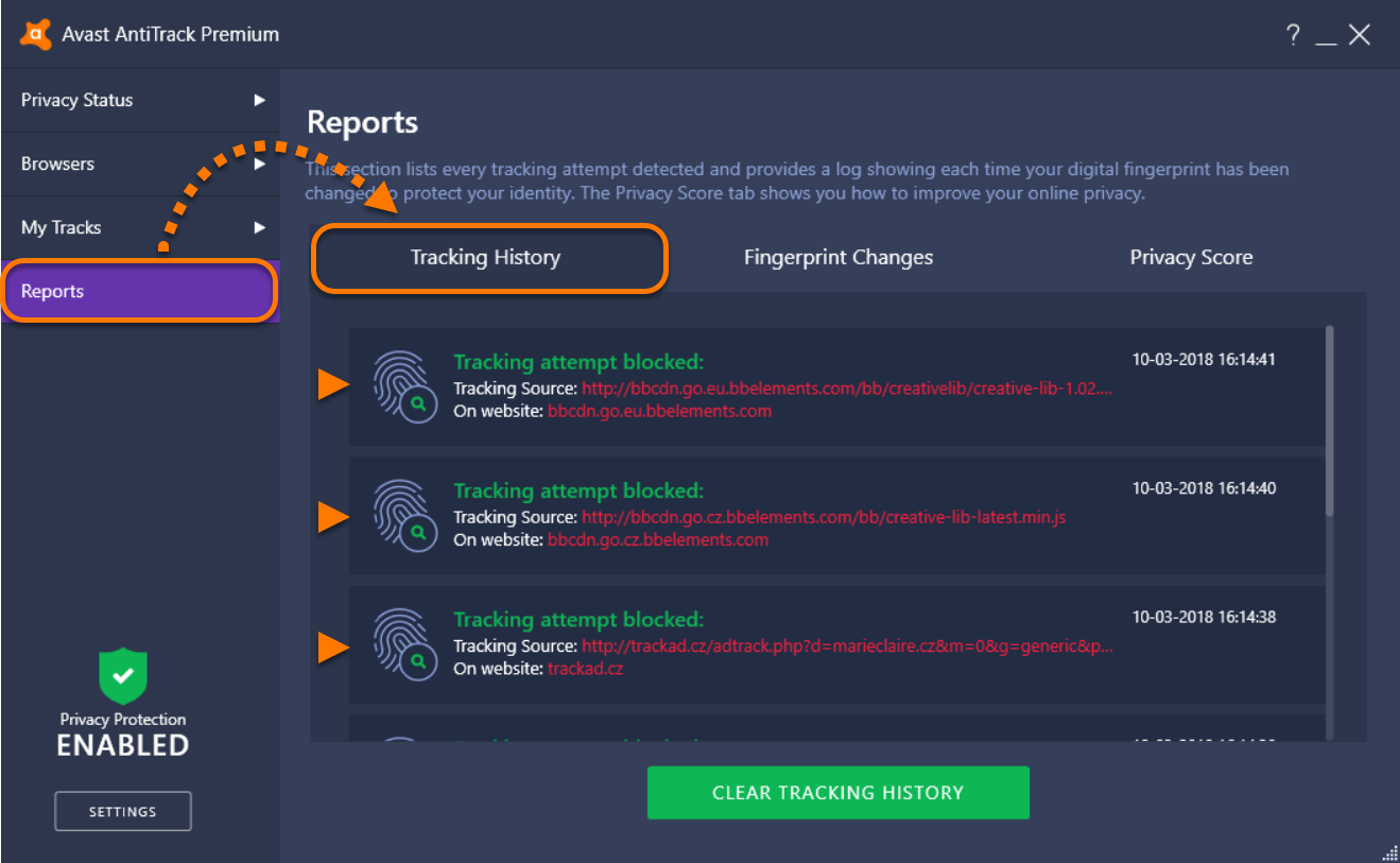 avast report file scan location