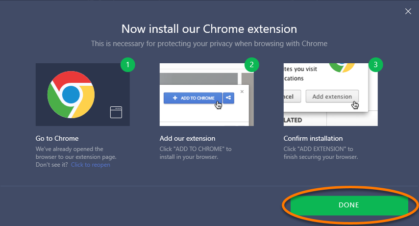 google chrome extension for avast antitrack premium