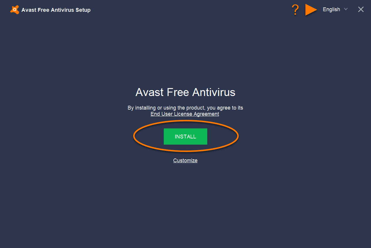 avast install