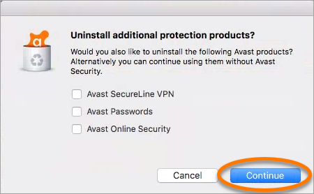 Remove avast for mac