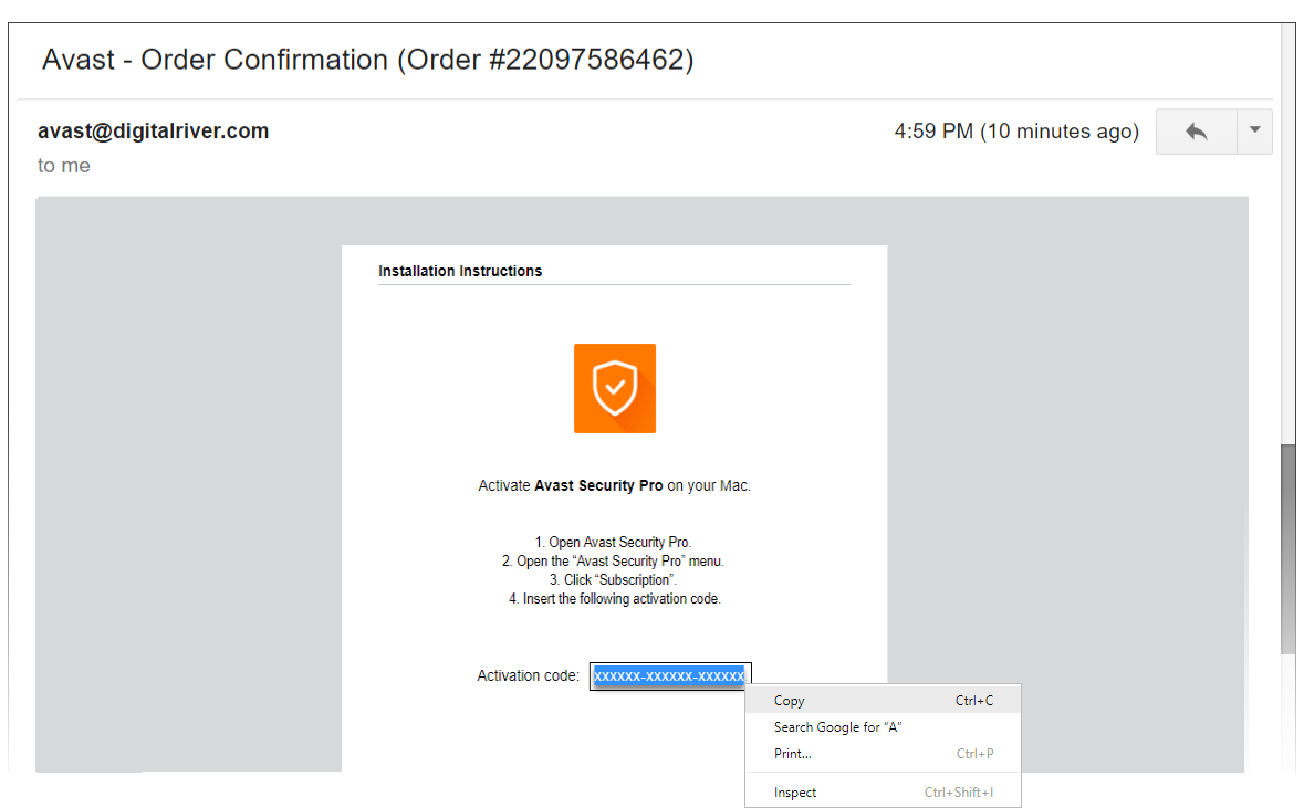 avast security for mac 2017 activation code