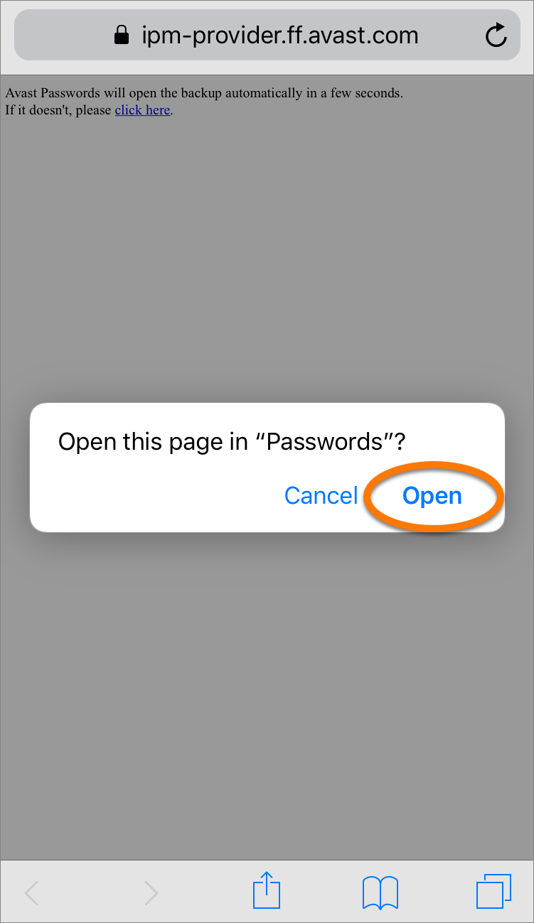 reset avast password sync stsrt over