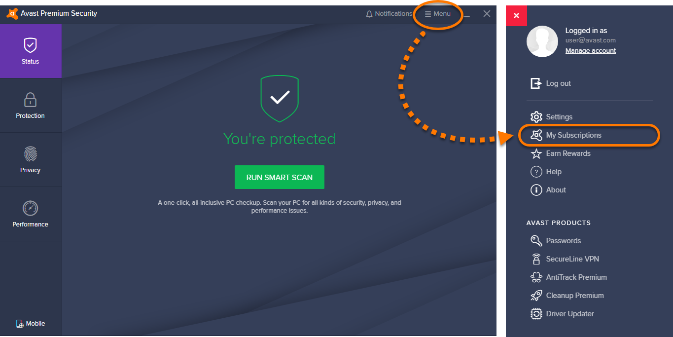 avast passwords premium activation code