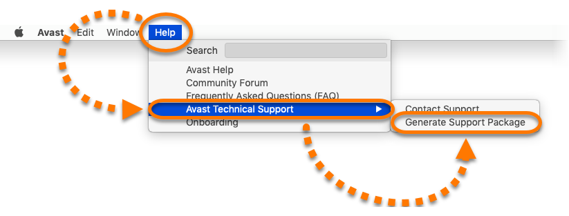 Creating A Support Package From Avast Security For Mac Avast