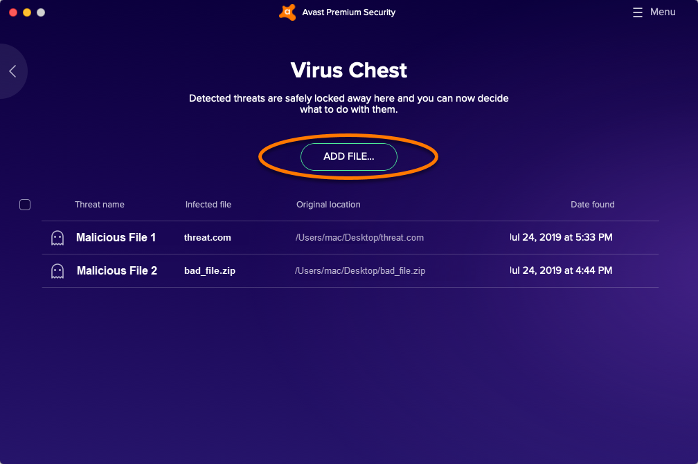 Utilisation De La Zone De Quarantaine Dans Avast Security Avast