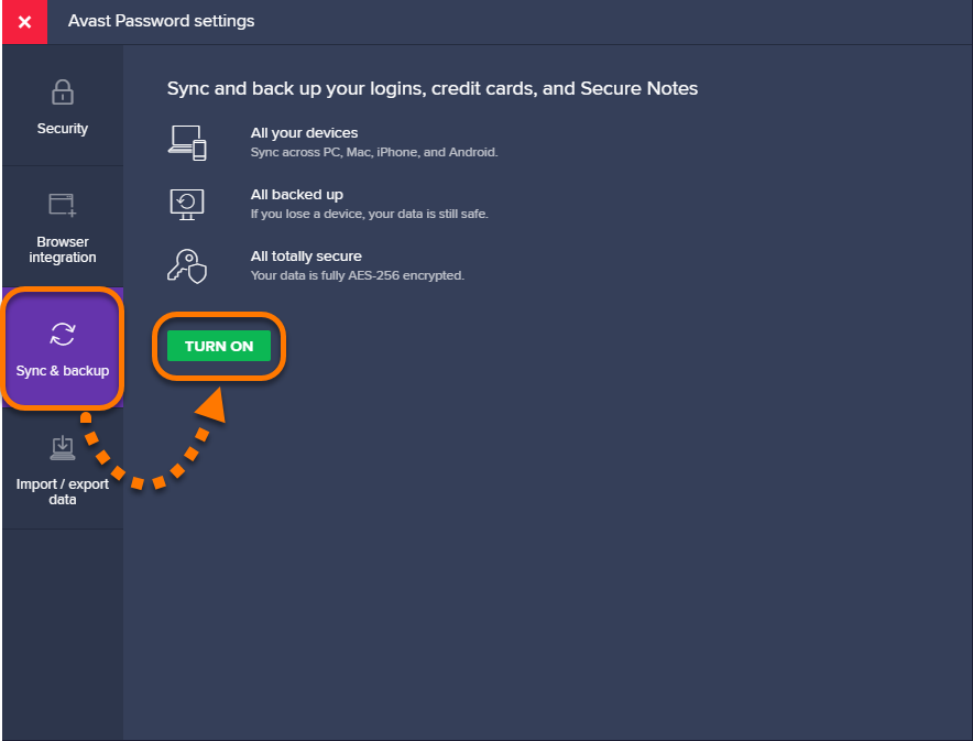 avast password manager app