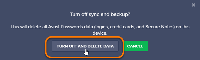 avast passwords not syncing