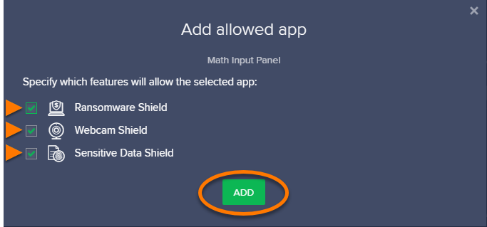 Using The Blocked & Allowed Apps Settings Screen In Avast Antivirus ...