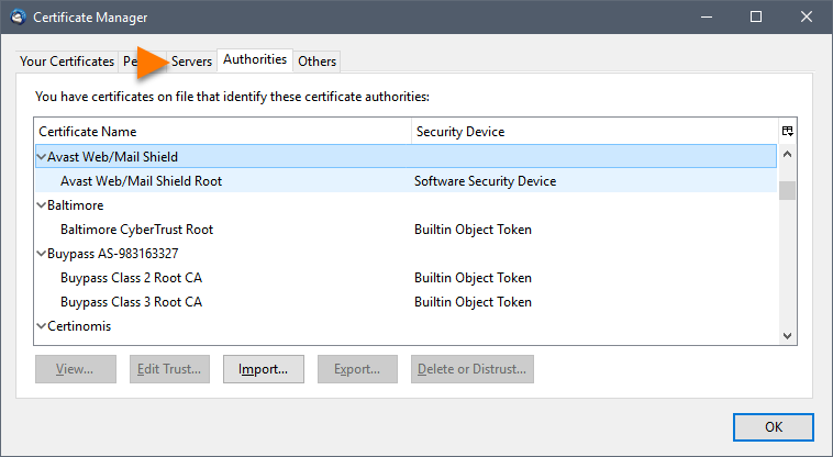 avast outlook 2010