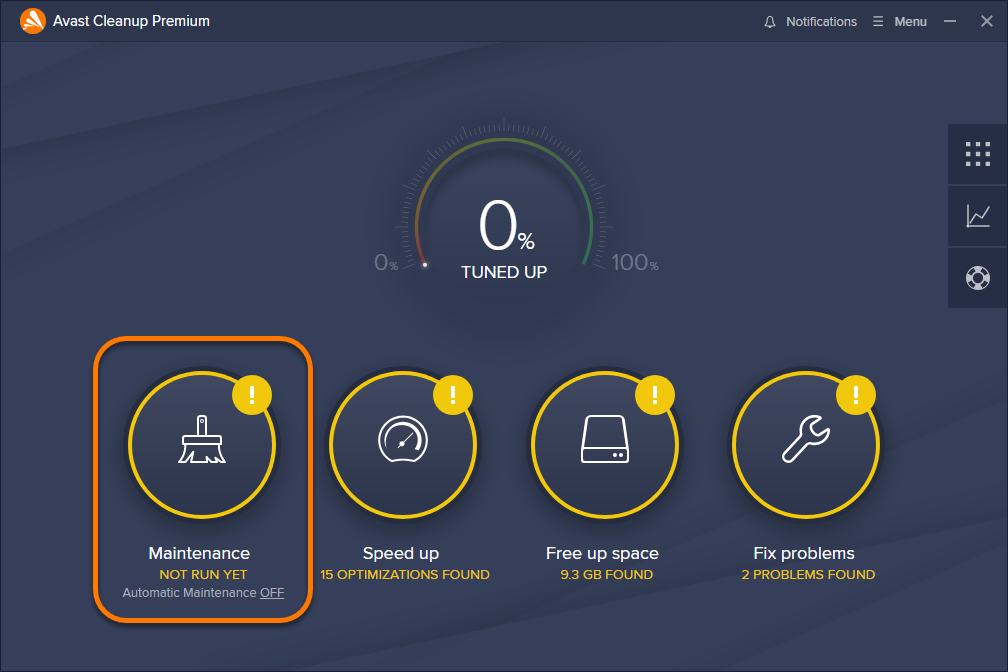 avast cleanup premium not loading