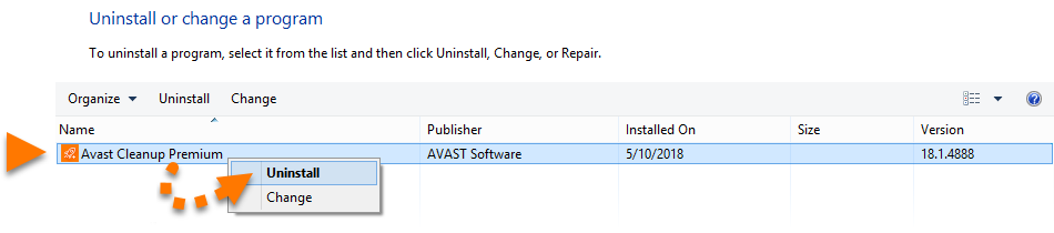 アバスト クリーンアップのアンインストール 公式アバスト サポート