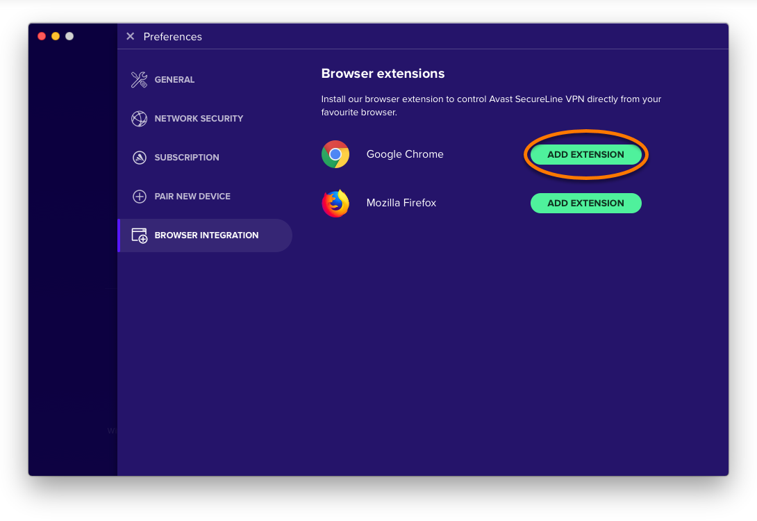 how to activate avast passwords extension firefox