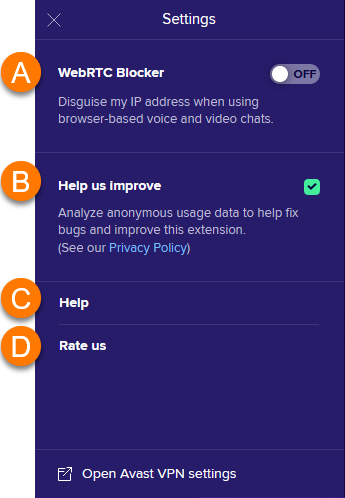 is avast browser extension good
