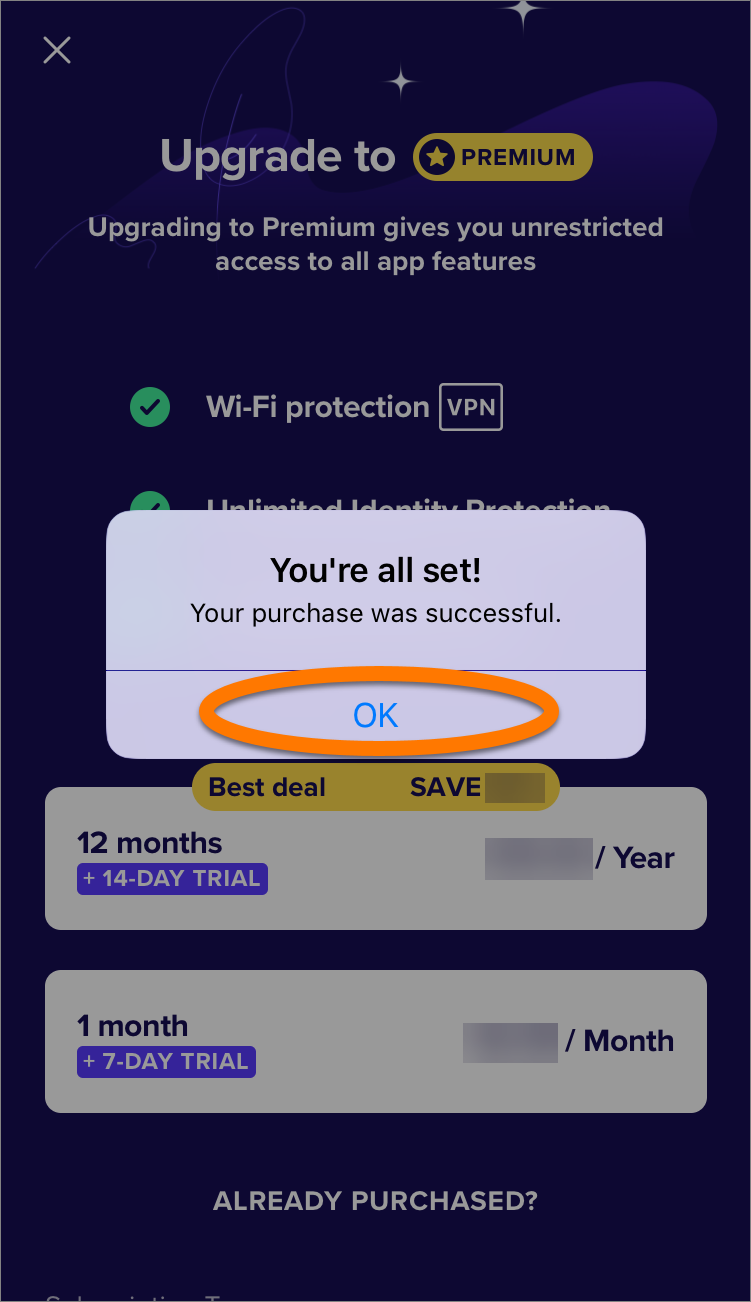 Activating Avast Mobile Security Premium on iOS | Official ...