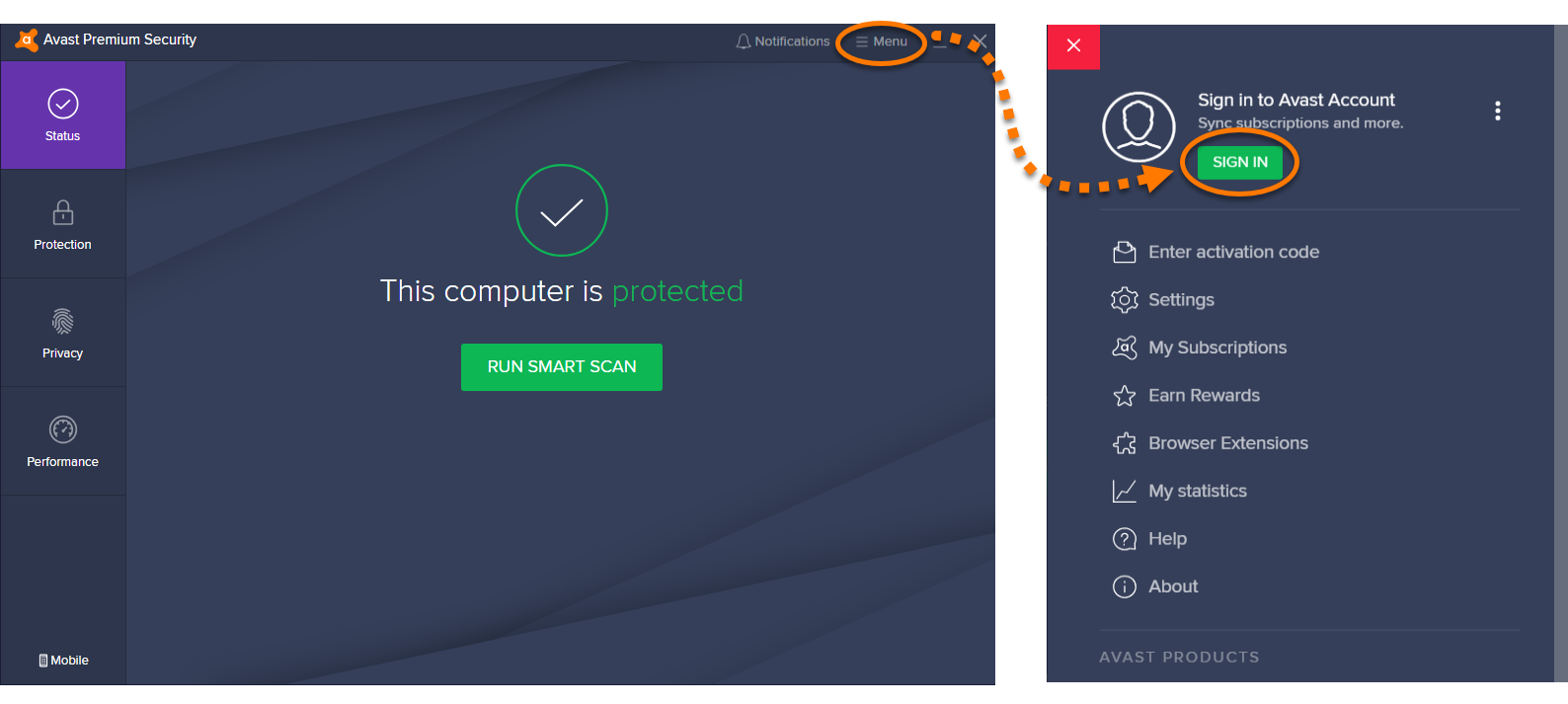 how do i connect avast to utorrent pro