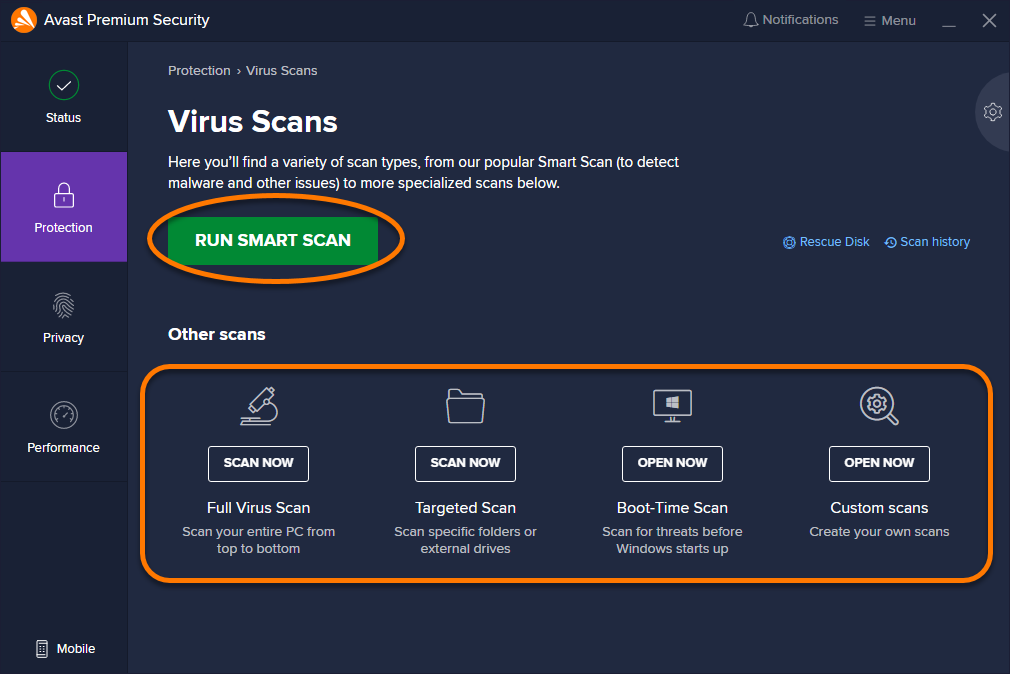 free avast for mac anti virus scan