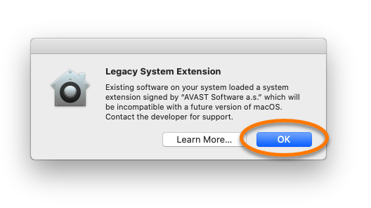 does avast have a special program for mac