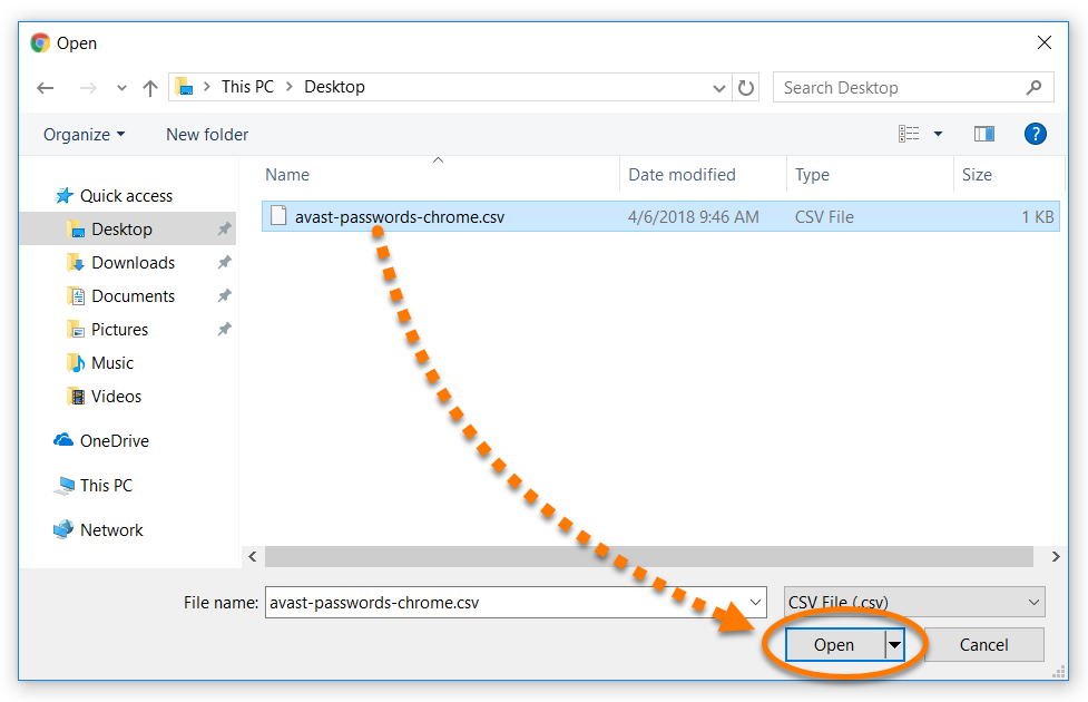 avast passwords google chrome