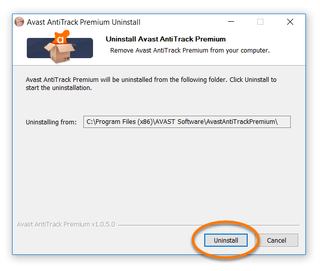 Desinstallation D Avast Antitrack Avast