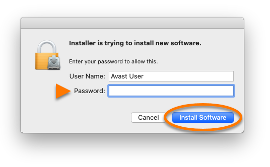 install avast passwords