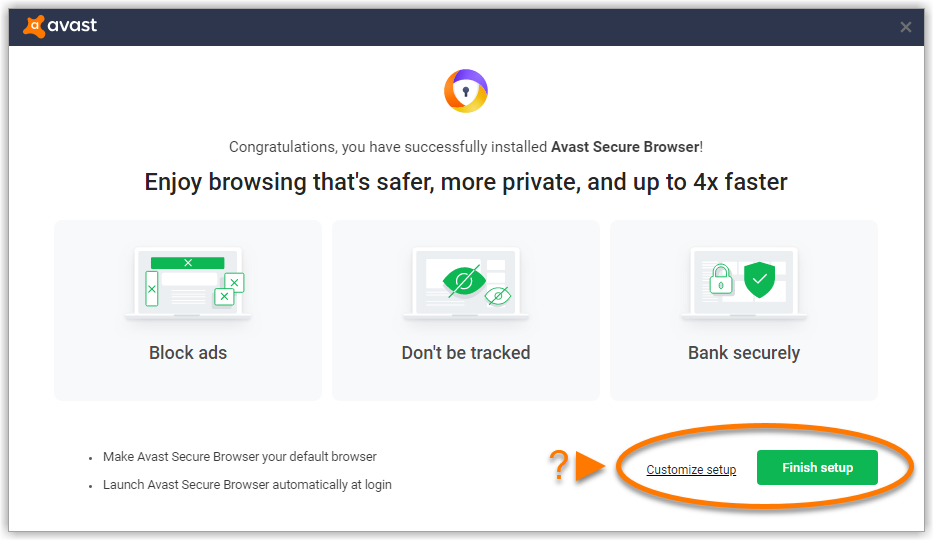 avast safezone incognito browser