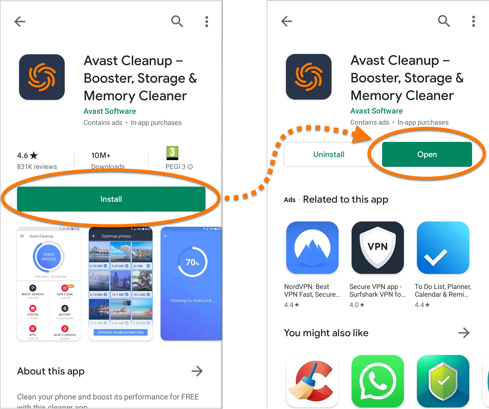 google app store, avast cleanup pro for mac