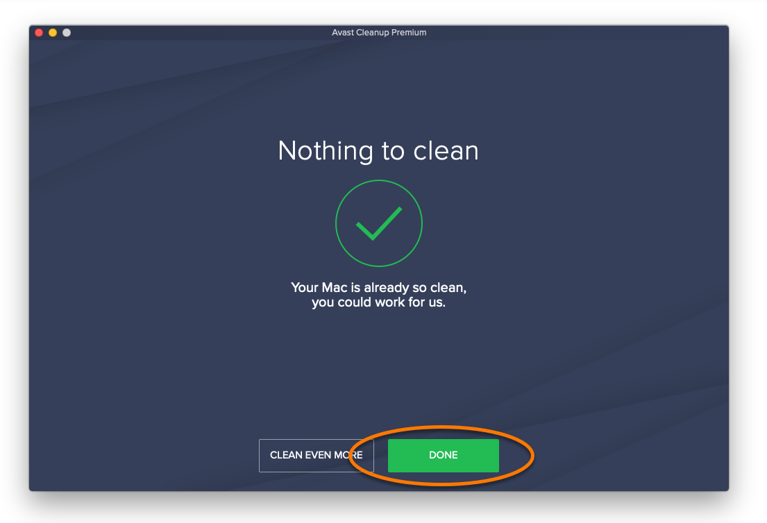 avast clean up for mac