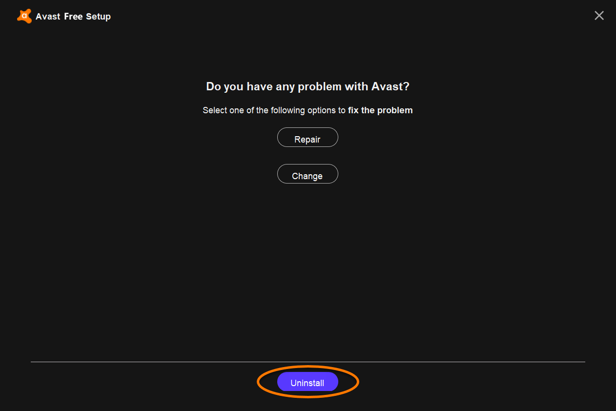 Uninstalling Avast One Free | Official Avast Support