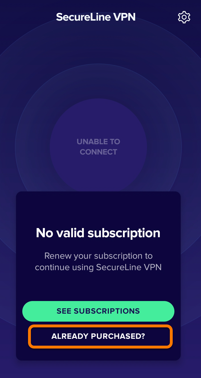 Activation du VPN Avast SecureLine Avast