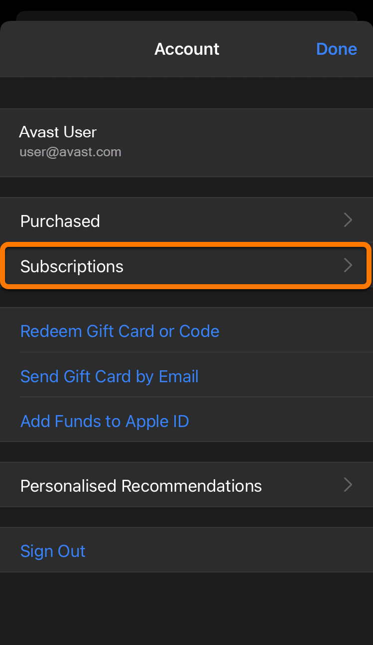 How to cancel an Avast subscription via Google Play Store or the App ...