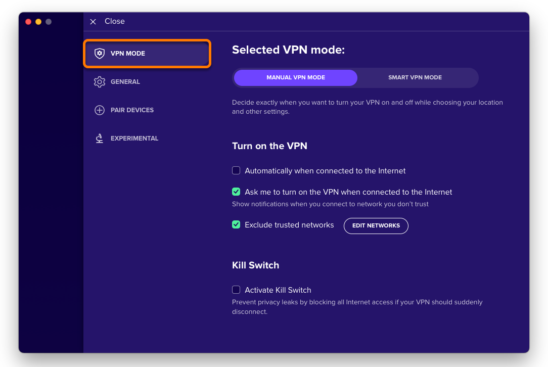 what in avast secureline vpn for mac ?